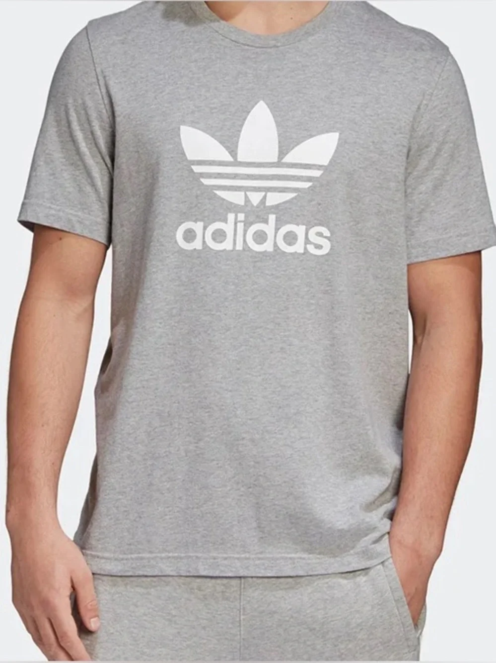 adidas Originals Adicolor Trefoil T-Shirt Grey